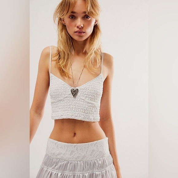 FREE PEOPLE Ivory Combo Aster Two Piece Skirt Set - Picture 5 of 15